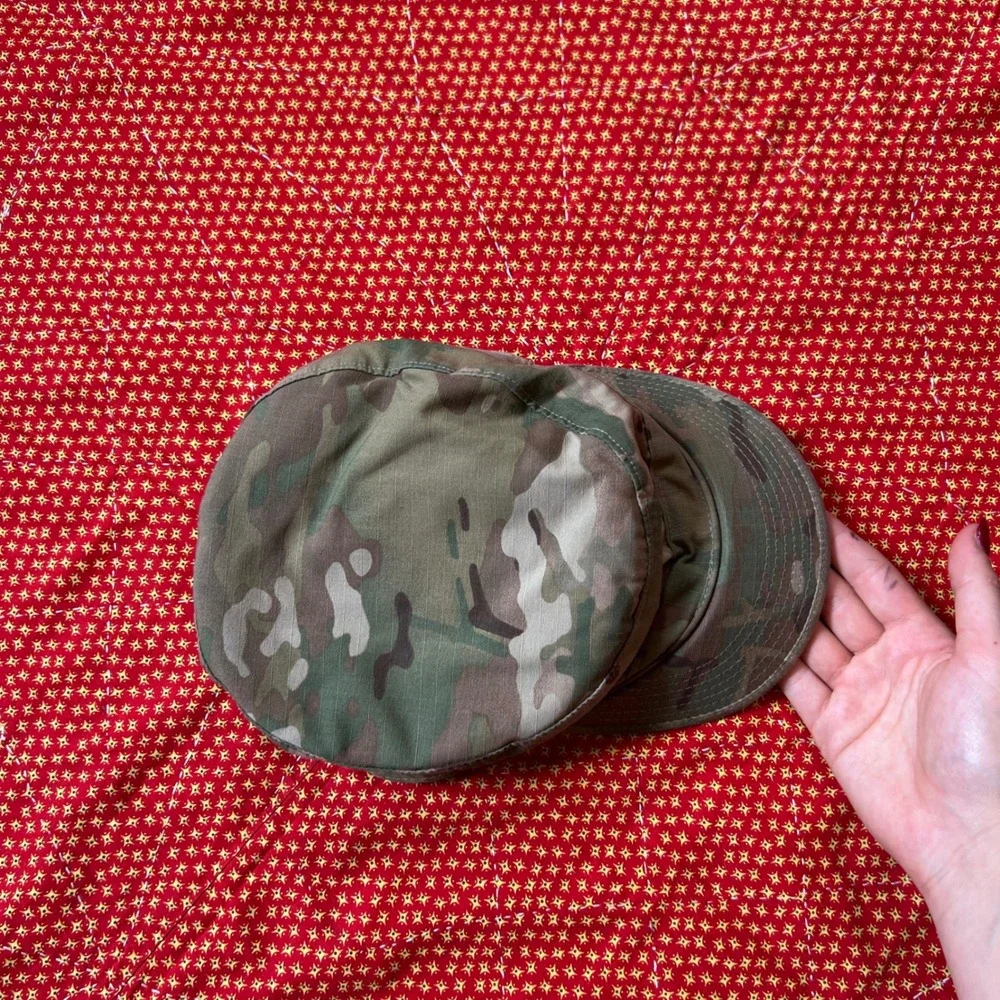 US Military OCP Multicam Patrol Cadet Cap Hat Size 7 1/4 Camo